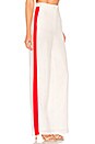 view 2 of 4 x REVOLVE Wide Leg Track Pants in White & Red