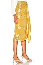 view 2 of 5 x REVOLVE Mirai Midi Skirt in Mustard Gold