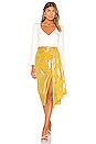 view 4 of 5 x REVOLVE Mirai Midi Skirt in Mustard Gold