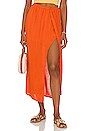 view 1 of 4 x REVOLVE Corfu Skirt in Rust