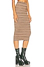 view 2 of 4 x REVOLVE Perla Midi Skirt in Brown & Gold Multi