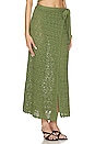 view 2 of 4 x REVOLVE Rina Maxi Wrap Skirt in Forest Green