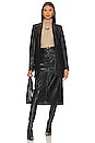 view 4 of 4 x REVOLVE Brighton Faux Leather Midi Skirt in Black