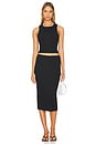 view 5 of 7 FALDA MIDI BEDA in Black