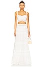 view 5 of 6 x REVOLVE Felicity Maxi Skirt in Ivory