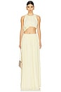 view 5 of 6 x REVOLVE Lana Maxi Skirt in Butter Yellow