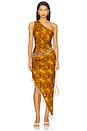 view 5 of 6 x REVOLVE Gema Midi Skirt in Chartreuse Yellow
