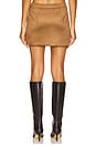 view 4 of 6 x REVOLVE Della Faux Suede Mini Skirt in Camel Brown