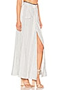 view 2 of 4 JUPE LONGUE JONAH in White Stripe