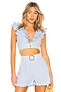 view 1 of 4 x REVOLVE Heni Top in Dusty Stripe Blue