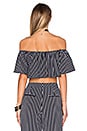 view 3 of 5 x REVOLVE Bree Crop in Black & White Stripe