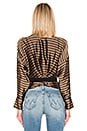 view 3 of 4 X REVOLVE August Top in Brown & Black Stripe