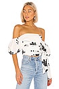 view 1 of 5 x REVOLVE Leya Embroidered Top in White & Black