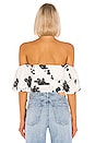 view 3 of 5 x REVOLVE Leya Embroidered Top in White & Black