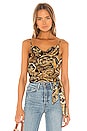 view 1 of 4 ТОП PATRICE in Black & Gold Paisley
