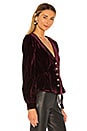 view 2 of 4 BLUSA CHANDRA in Wine