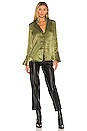 view 4 of 4 BLUSA RIVAS in Olive Green