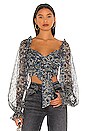 view 1 of 5 x REVOLVE Wella Blouse in Blue Multi