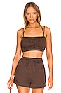 view 1 of 4 x REVOLVE Rochel Top in Dark Brown