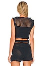 view 3 of 4 x REVOLVE Agnetta Crochet Top in Deep Teal