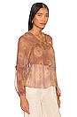 view 3 of 5 x REVOLVE Evia Top in Blush & Gold Tie Dye
