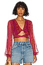 view 1 of 4 x REVOLVE Nayeli Top in Red & Pink Multi