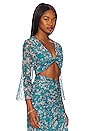 view 2 of 5 x REVOLVE Veyda Top in Teal Floral Multi