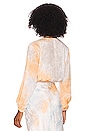view 3 of 4 x REVOLVE Joelle Blouse in Orange Tie Dye Multi