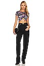 view 4 of 4 x REVOLVE Marseille Top in Black Paisley Multi