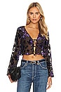 view 1 of 5 x REVOLVE Luelle Top in Black & Purple