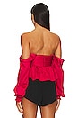 view 3 of 4 x REVOLVE Burna Blouse in Red