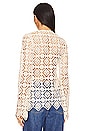 view 3 of 4 x REVOLVE Janis Crochet Blouse in Cream