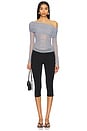 view 4 of 4 Odella Top in Ash Blue