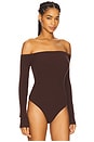 view 3 of 5 x REVOLVE Colette Bodysuit in Chocolate Brown
