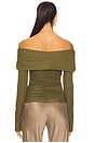 view 3 of 4 x REVOLVE Suki Top in Olive Green