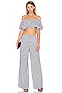 view 4 of 5 x REVOLVE Bree Crop in White & Black Stripe