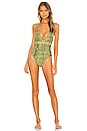 view 1 of 3 BAÑADOR ANASTASIA in Green Python