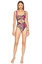 view 1 of 3 x REVOLVE Indra One Piece in Multi Patchwork