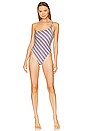 view 1 of 3 x REVOLVE Burnie One Piece in Vintage Blue Stripe