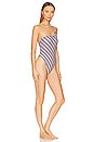 view 2 of 3 x REVOLVE Burnie One Piece in Vintage Blue Stripe