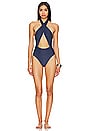 view 1 of 4 x REVOLVE Sydney One Piece in Navy Pin Dot
