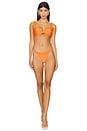 view 4 of 4 BAS DE MAILLOT DE BAIN ELIZA in Burnt Orange