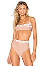 view 1 of 4 TOP BIKINI VEDA in Nude & White