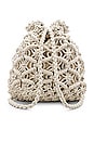 view 2 of 4 MOCHILA DE MACRAMÉ MAISON in Ivory