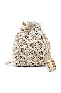 view 3 of 4 MOCHILA DE MACRAMÉ MAISON in Ivory