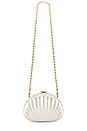 view 5 of 5 x REVOLVE Clam Shell Clutch in Pearl