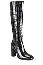view 2 of 5 x REVOLVE Octavia Boot in Black Embossed Croc