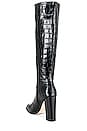 view 3 of 5 x REVOLVE Octavia Boot in Black Embossed Croc