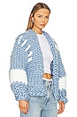view 2 of 4 Colossal Knit Coat in Sky Blue