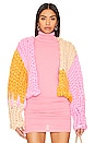 view 1 of 4 Athena Colossal Knit Jacket in Cotton Candy